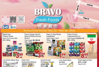 Bravo Fresh Foods Flyer May 22 to 28