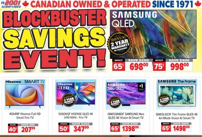 2001 Audio Video Flyer May 22 to 28