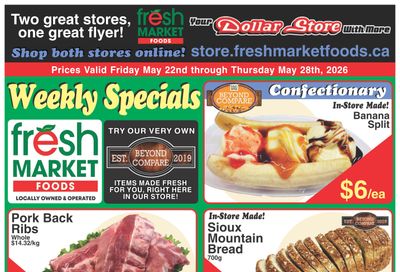 Fresh Market Foods Flyer May 22 to 28