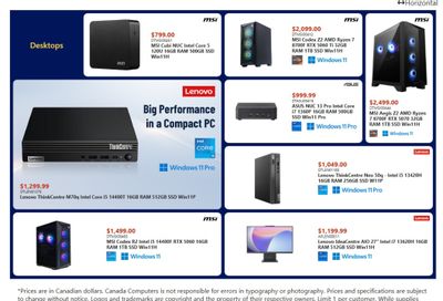 Canada Computers Flyer May 22 to 28