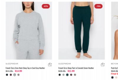 La Senza Canada: Bras and Luxe Panties Buy One Get One 50% off + Clearance up to 86% off