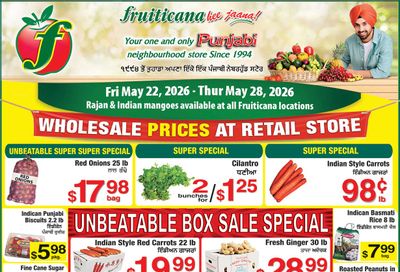 Fruiticana (Edmonton) Flyer May 22 to 28