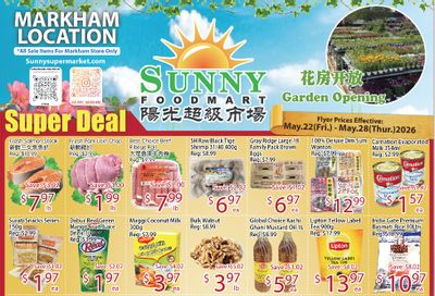 Sunny Foodmart (Markham) Flyer May 22 to 28