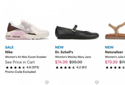 Famous Footwear Canada: up to 50% off Women’s Sandals + up to 30% off Nike + More