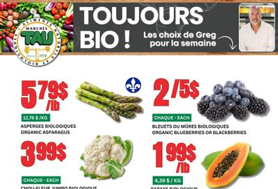 Marches Tau Produce Flyer May 25 to 31
