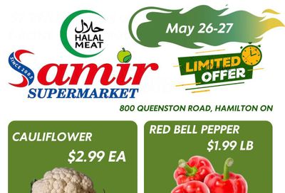 Samir Supermarket (Hamilton) Flyer May 26 and 27
