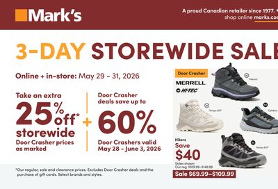 Mark's Flyer May 28 to June 3