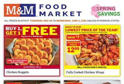M&M Food Market (Atlantic, ON & West) Flyer May 28 to June 3