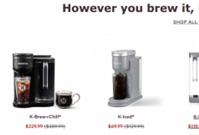Keurig Canada: Save up to $100 on Select Coffee Makers