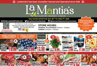 LaMantia's Flyer May 28 to June 3