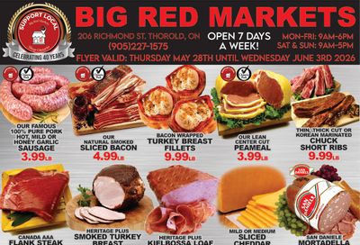 Big Red Markets Flyer May 28 to June 3