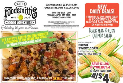 Foodsmiths Flyer May 28 to June 4