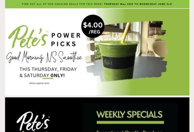Pete's Fine Foods Flyer May 28 to June 3