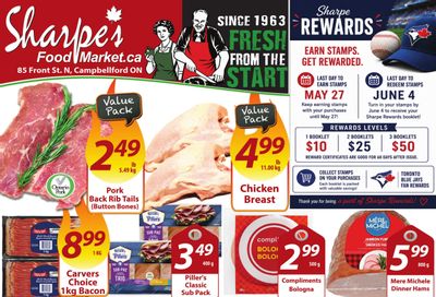 Sharpe's Food Market Flyer May 28 to June 3