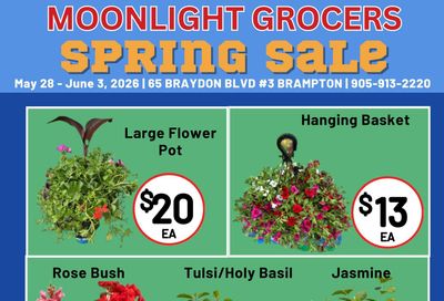 Moonlight Grocers Flyer May 28 to June 3