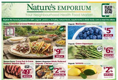 Nature's Emporium Bi-Weekly Flyer May 28 to June 10