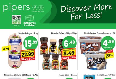 Pipers Superstore Flyer May 28 to June 3