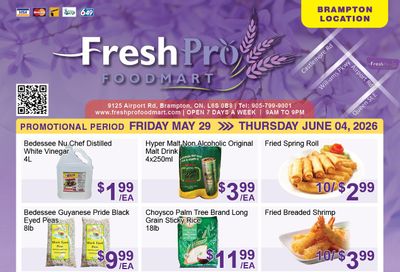 FreshPro Foodmart (Brampton) Flyer May 29 to June 4