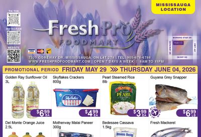FreshPro Foodmart (Mississauga) Flyer May 29 to June 4