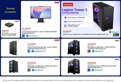 Canada Computers Flyer May 29 to June 4
