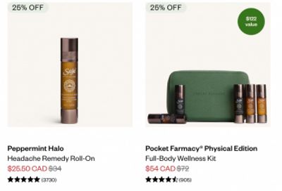 Saje Canada Father’s Day Sale: 25% off Everything + 40% off Select Items