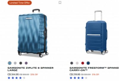 Samsonite Canada Father’s Day Sale: Save up to 40% off