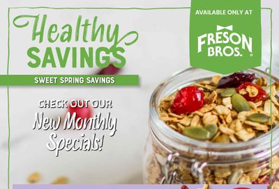 Freson Bros. Healthy Savings Flyer May 29 to June 25