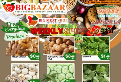 Big Bazaar Canada Flyer May 29 to June 3