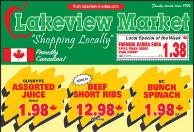 Lakeview Market Flyer May 30 to June 5