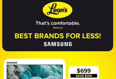 Leon’s Flyer May 28 to June 3