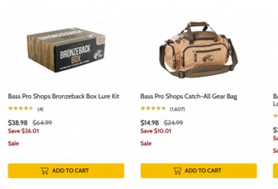Cabela’s Bass Pro Shops Canada Countdown To Summer Sale: Save up to 40% off