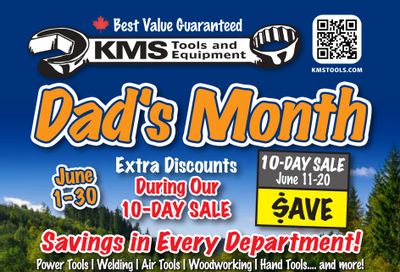 KMS Tools and Equipment Flyer June 1 to 30