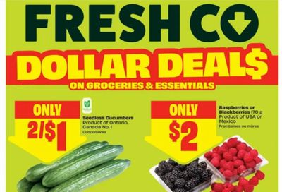 Freshco Ontario Dollar Deals June 4th – 10th: Seedless Cucumbers 2/$1 + More