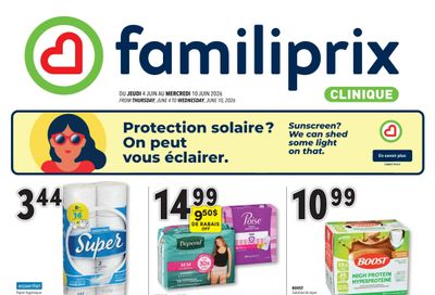 Familiprix Clinique Flyer June 4 to 10