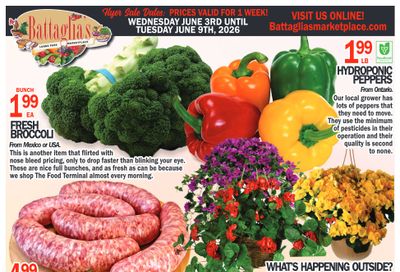 Battaglia's Marketplace Flyer June 3 to 9