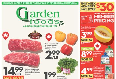 Garden Foods Flyer June 4 to 10