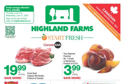 Highland Farms Flyer June 4 to 17