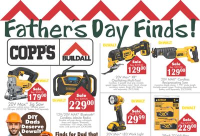 COPP’s Buildall Flyer June 4 to 14