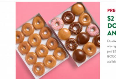 Krispy Kreme Doughnuts Canada National Doughnut Day June 5: Free Doughnut + Buy Any Dozen And Get a Dozen Original Glazed for $2