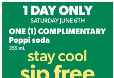 Loblaws Ontario: Free Poppi Soda For The First 300 Customers Per Store June 6th