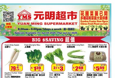 Yuan Ming Supermarket Flyer June 5 to 11