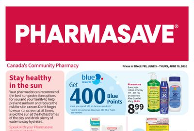 Pharmasave (Atlantic, ON, West) Flyer June 5 to 18