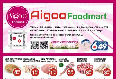 Aigoo Foodmart Flyer June 5 to 11