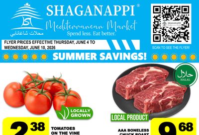 Shaganappi Mediterranean Market Flyer June 4 to 10