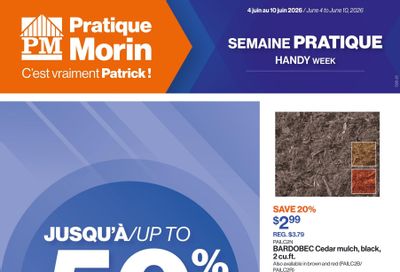 Patrick Morin Flyer June 4 to 10
