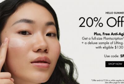 Origins Canada: 20% off SPF with Promo Code + Free Gift With Purchase