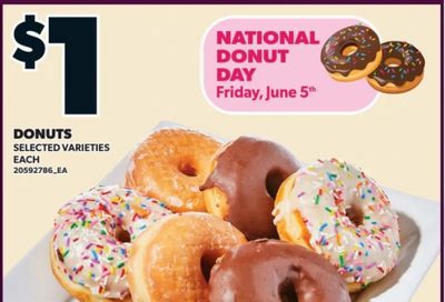 Zehrs Ontario National Donut Day Deal: $1 Donuts Until June the 10th