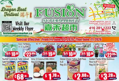Fusion Supermarket (Scarborough) Flyer June 5 to 11