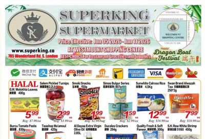 Superking Supermarket (London) Flyer June 5 to 11