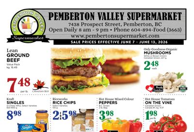 Pemberton Valley Supermarket Flyer June 7 to 13